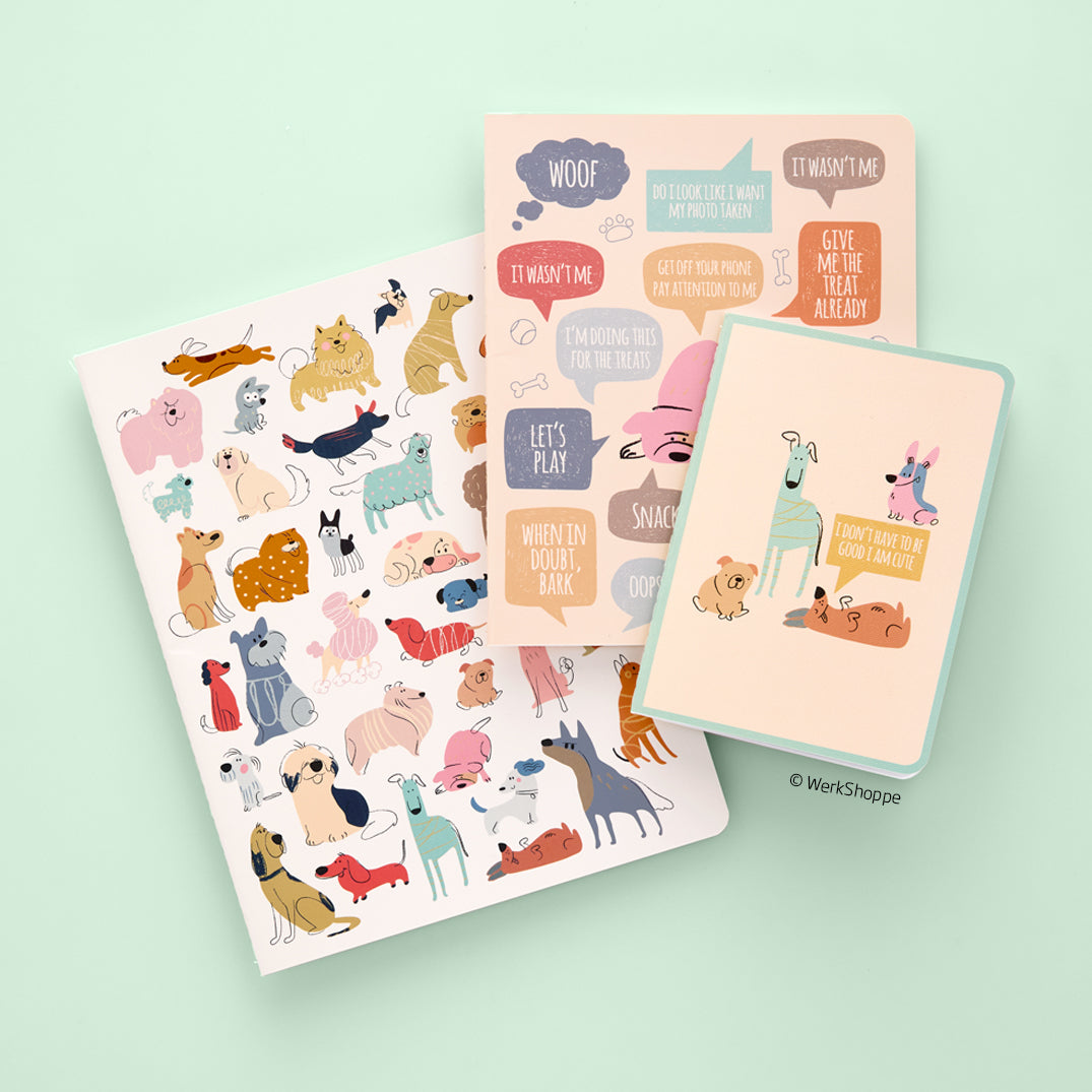 If Dogs Could Talk Stitched Notebook Set - Persnickety Shop