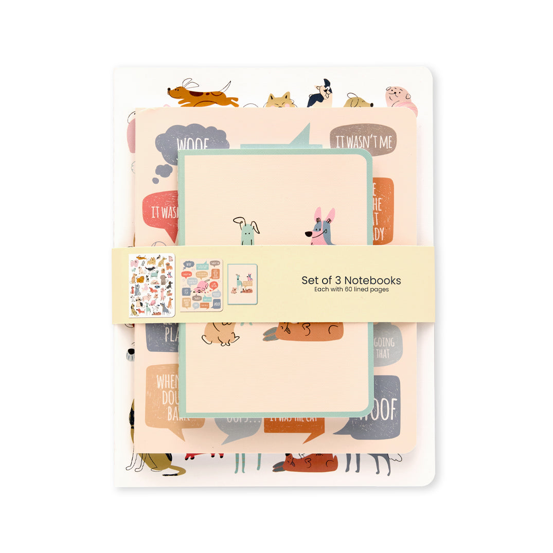 If Dogs Could Talk Stitched Notebook Set - Persnickety Shop