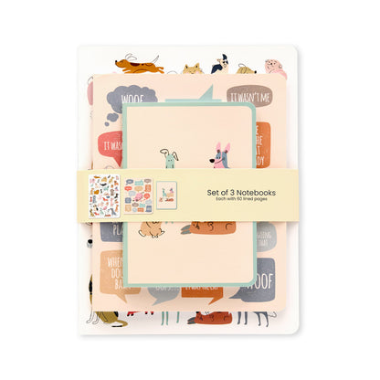 If Dogs Could Talk Stitched Notebook Set - Persnickety Shop