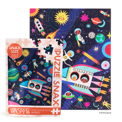 Pets In Space 48 Piece Puzzle Snax - Persnickety Shop