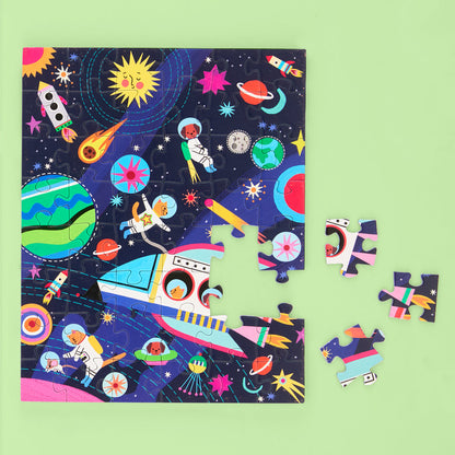 Pets In Space 48 Piece Puzzle Snax - Persnickety Shop
