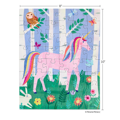 Unicorn Forest 48 Piece Puzzle Snax - Persnickety Shop
