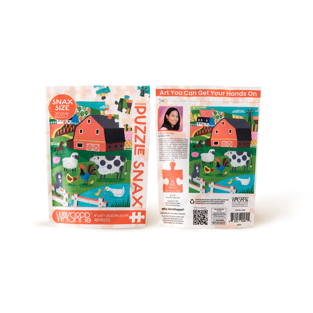 Farm Friends 48 Piece Puzzle Snax - Persnickety Shop