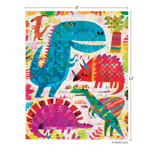 Dinosaur Day 48 Piece Puzzle Snax - Persnickety Shop
