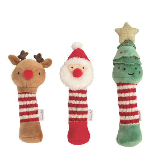 Christmas Baby Plush Rattles