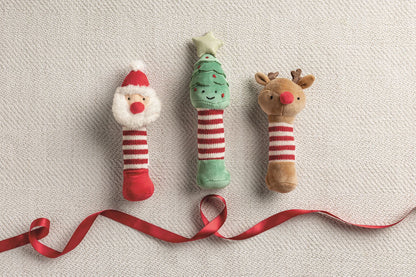 Christmas Baby Plush Rattles