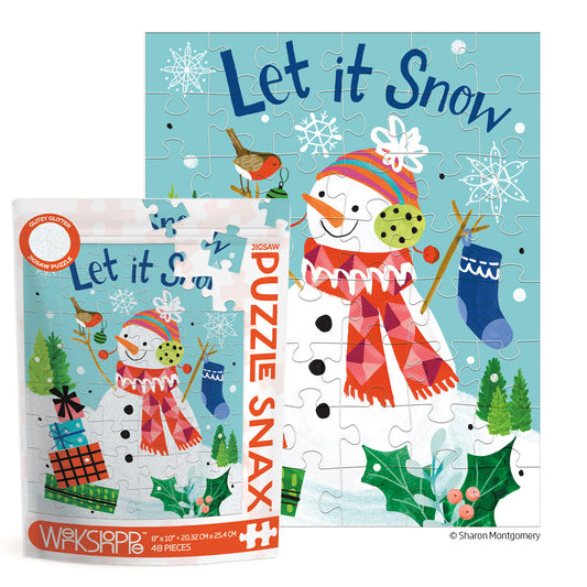 Let It Snow 48 Piece Puzzle Snax - Persnickety Shop