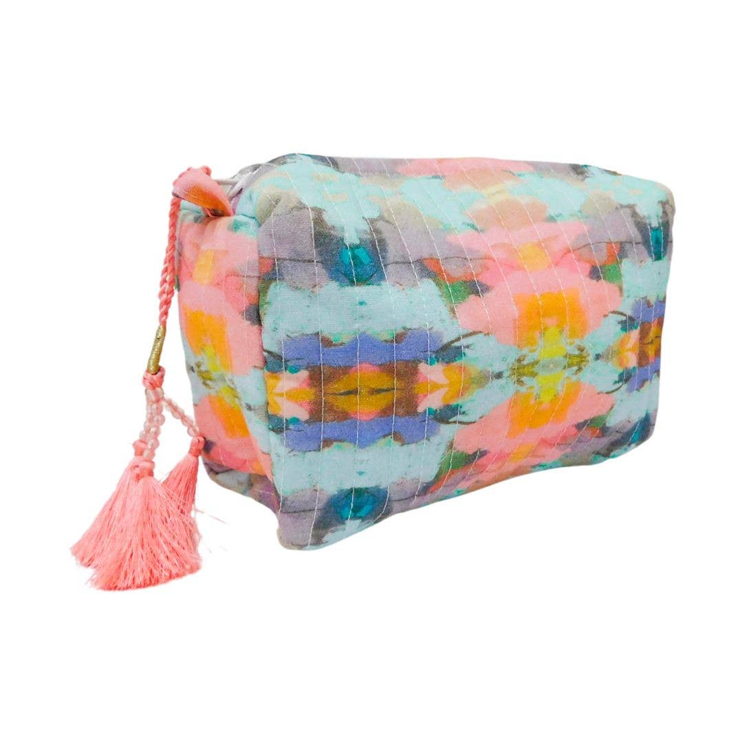 Laura Park Antigua Smile Small Cosmetic Bag: Small (7"x2.5"x4")