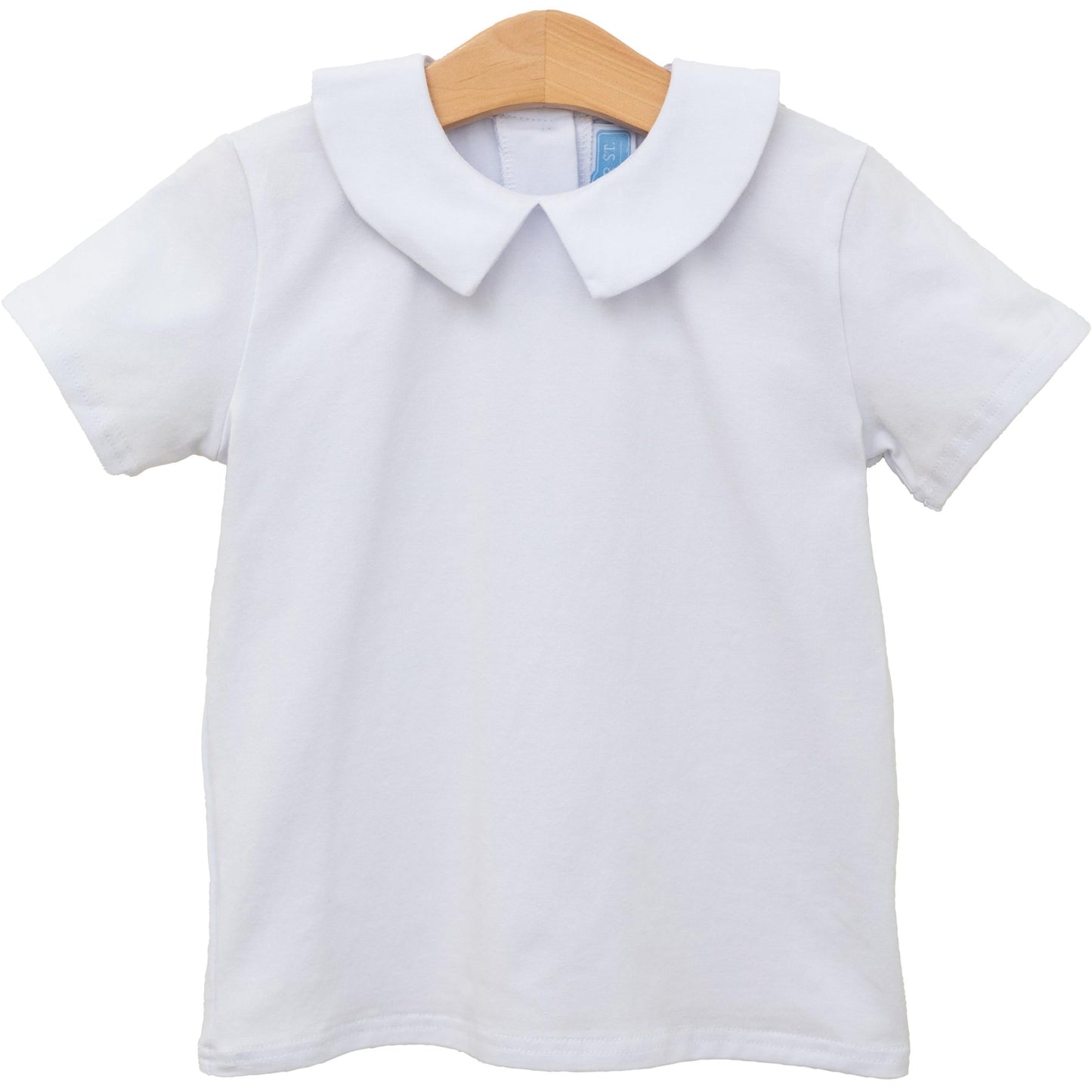 Trotter Street Kids Peter Pan Collar Shirt - White - Persnickety Shop