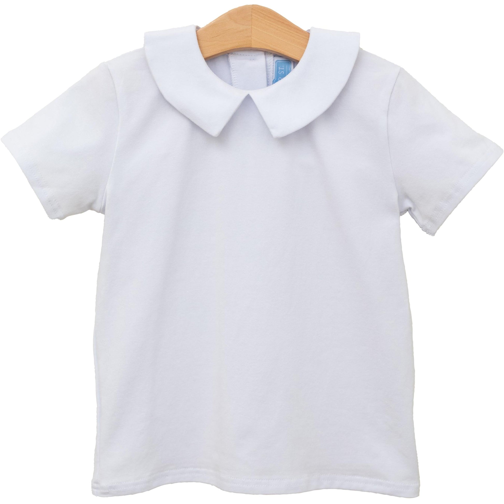 Trotter Street Kids Peter Pan Collar Shirt - White - Persnickety Shop
