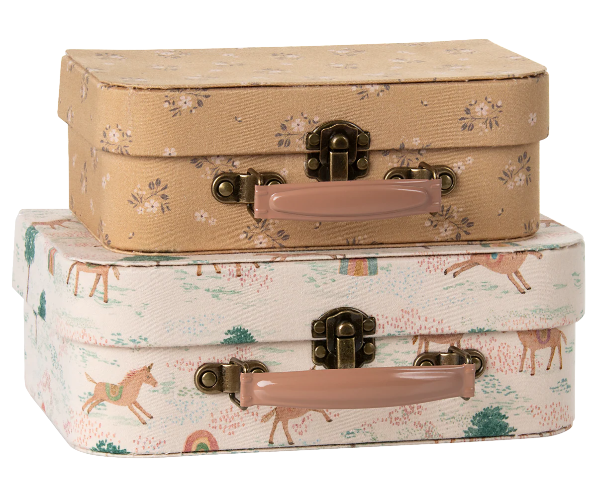 Maileg Suitcase Set, 2 Pcs - Unicorn - Persnickety Shop
