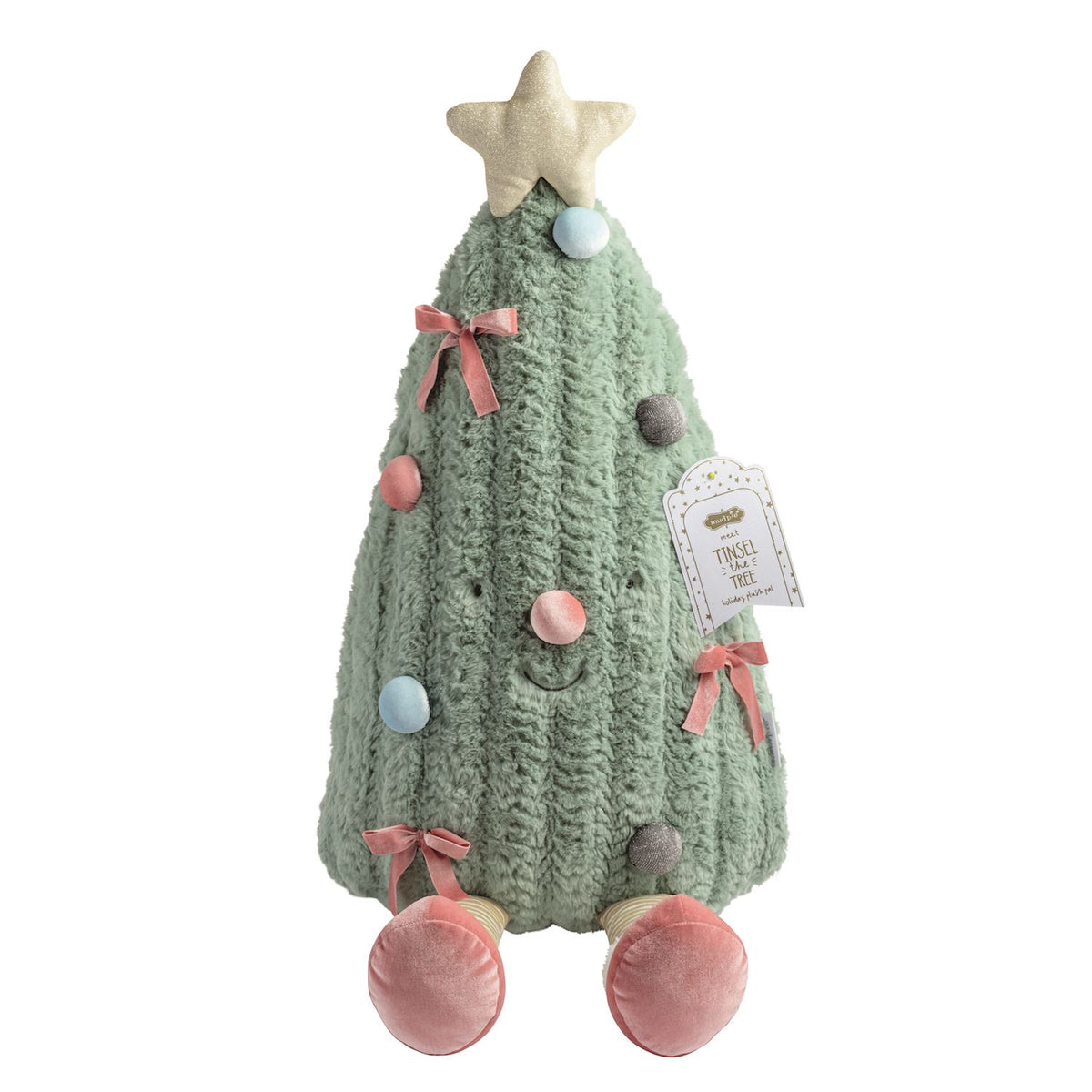 Mud Pie Tinsel The Tree Jumbo Plush