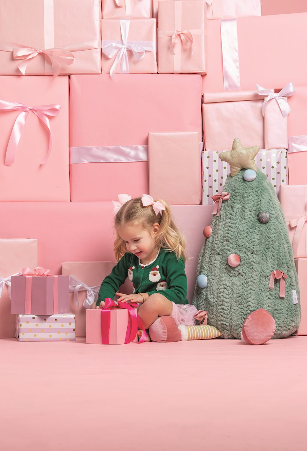 Mud Pie Tinsel The Tree Jumbo Plush