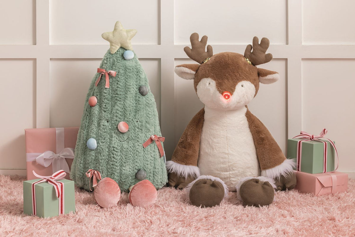 Mud Pie Tinsel The Tree Jumbo Plush
