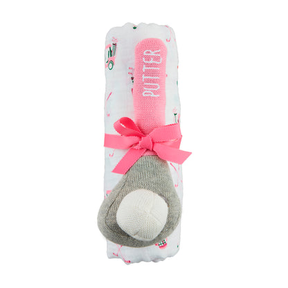 Girl Golf Swaddle & Rattle Set - Persnickety Shop