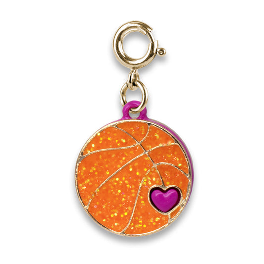 Gold Glitter Basketball Charm - Persnickety Shop