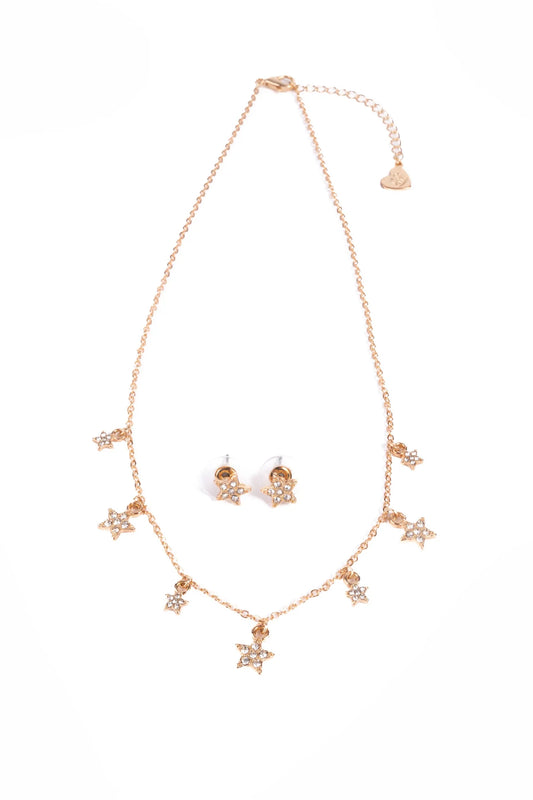Boutique Chic Rising Star Necklace & Earrings - Persnickety Shop