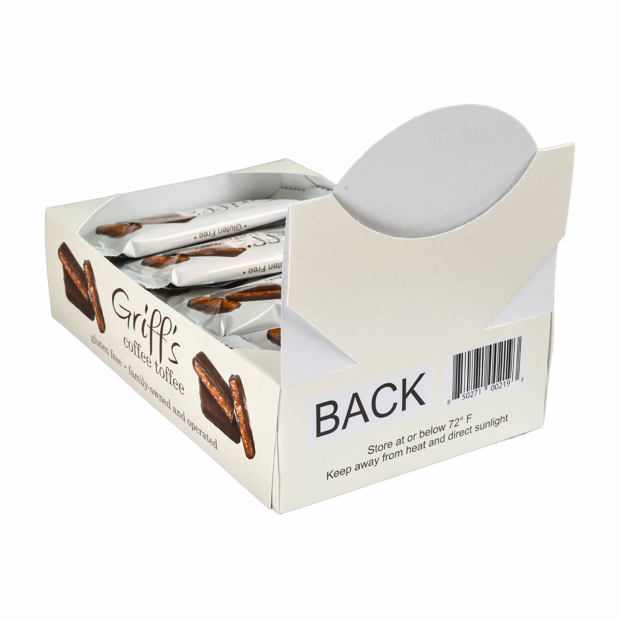 Griff's Coffee Toffee - 1oz Dark Chocolate Toffee - Persnickety Shop