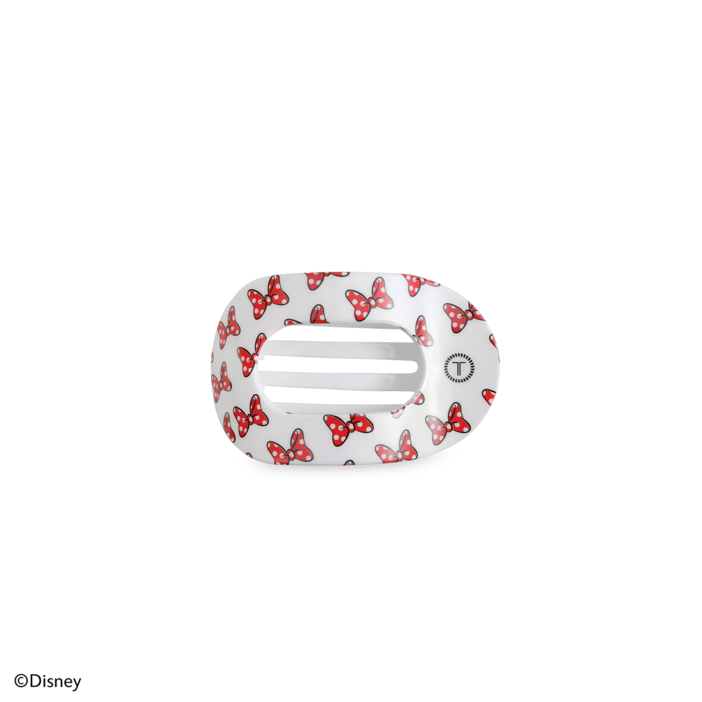 Flat Round Hair Clip | Tiny | Minnie Mouse Loves Her Bows!