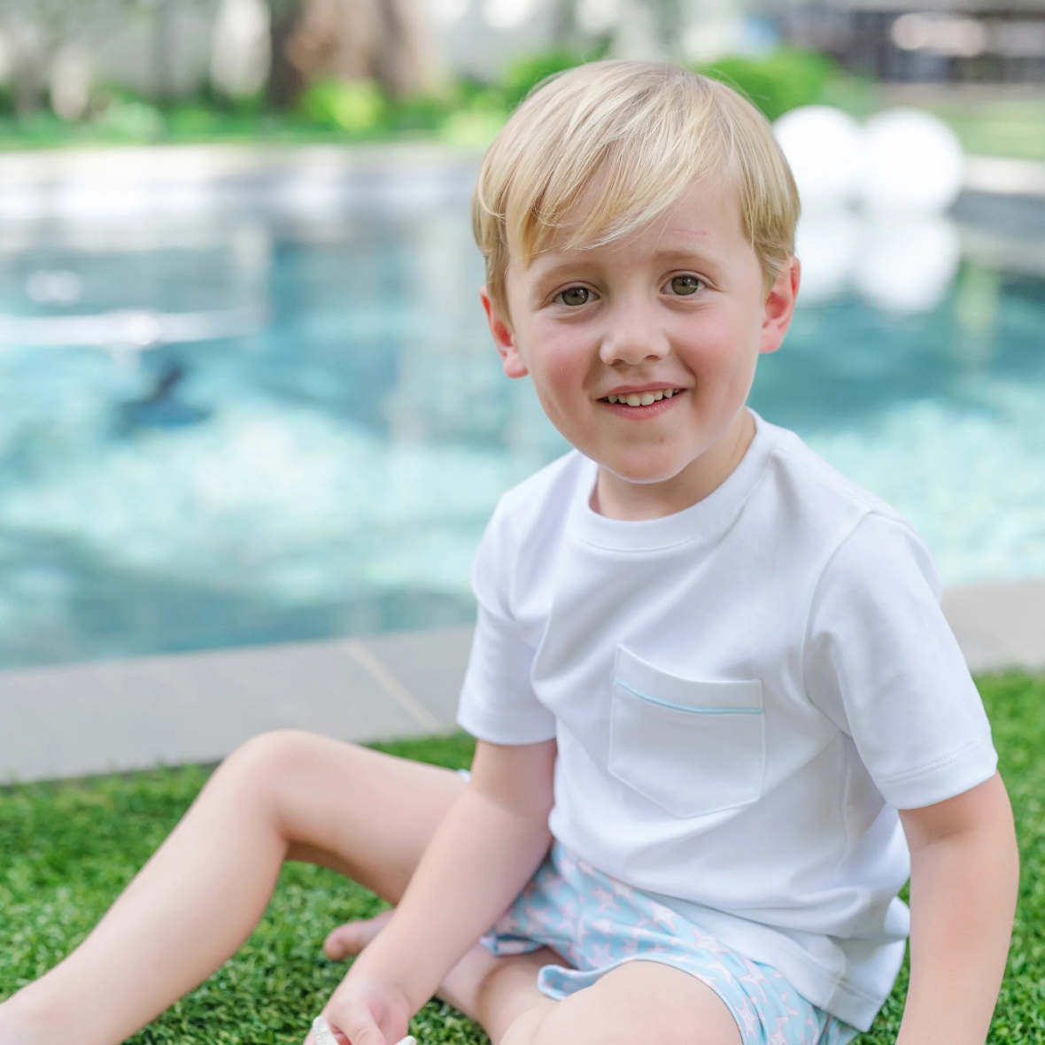 WALKER BOYS' SHORT SET - SEASIDE STARFISH - Persnickety Shop