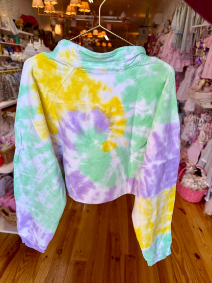 Mardi Gras Tie Dye Crop - Persnickety Shop