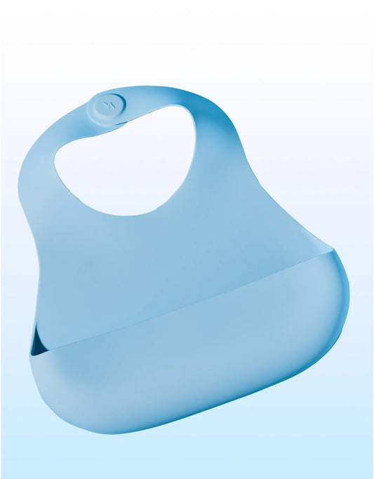 Babynetic Blueberry Burst 1 Silicone Bib / Measurements 9” x 10.5” - Persnickety Shop