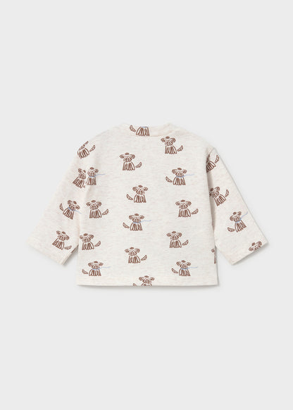 Mayoral Baby Boy Puppy Sky Long Sleeve T-shirts