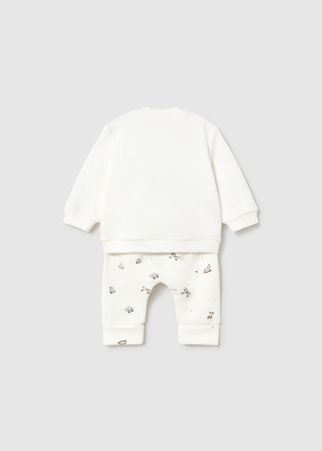 Mayoral Baby Boy Puppy Fog Knit Set