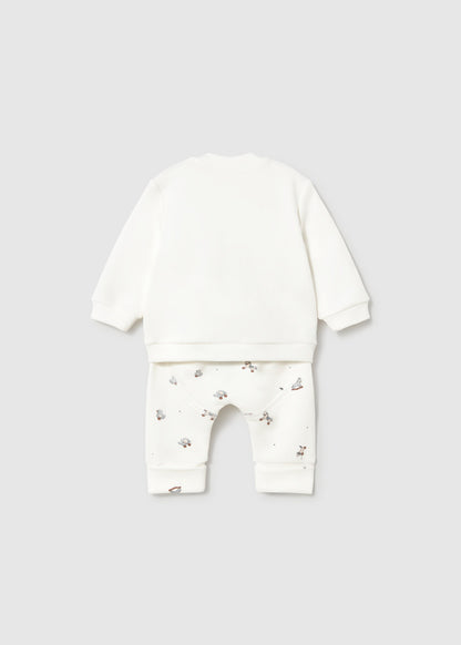 Mayoral Baby Boy Puppy Fog Knit Set