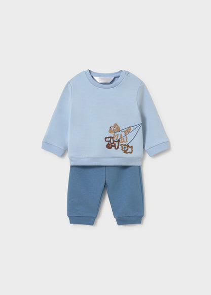 Mayoral Baby Boy Puppy Sky Knit Set
