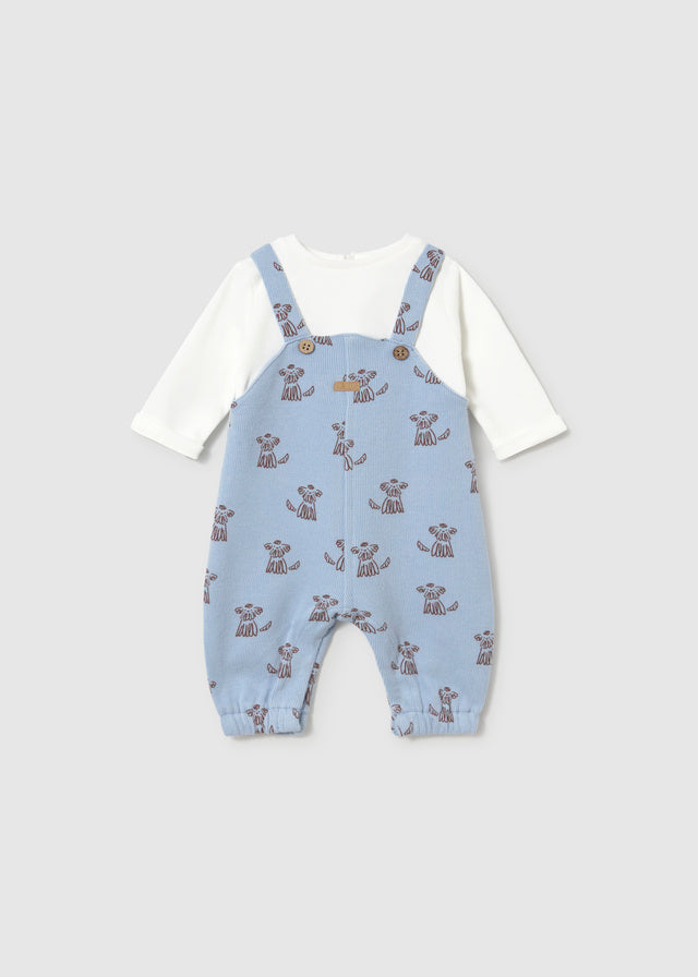 Mayoral Baby Boy Puppy Sky Romper Set