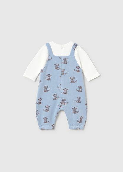 Mayoral Baby Boy Puppy Sky Romper Set