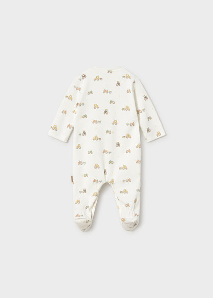 Mayoral Baby Boy Bayleaf Tractor Footie