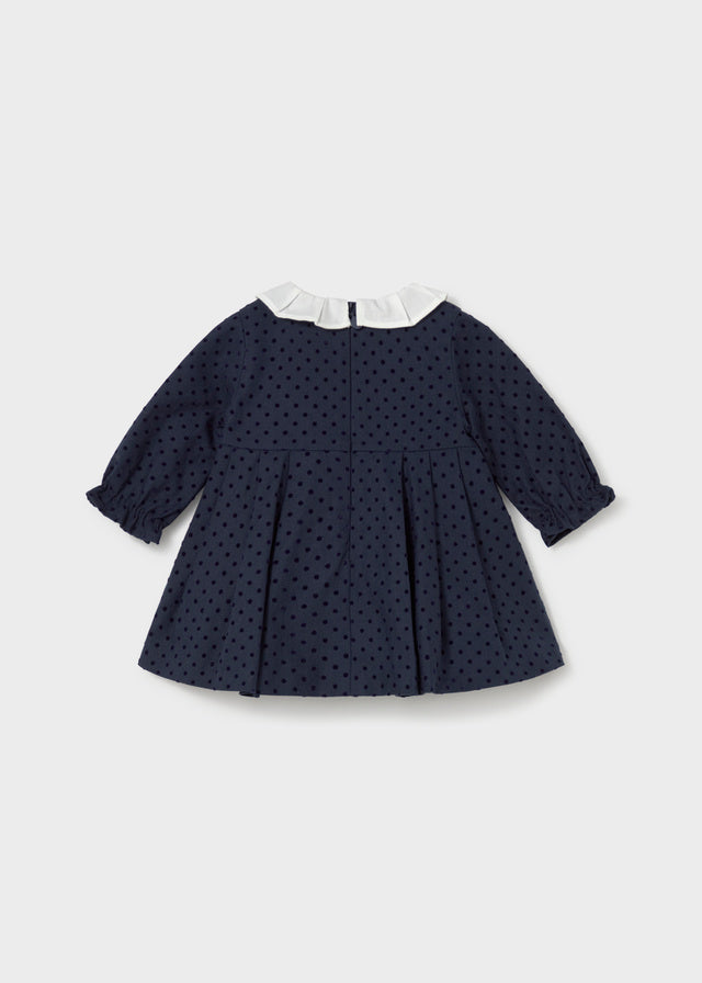 Mayoral Baby Girl Navy Smocked Dress
