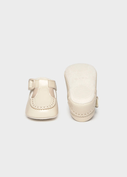 Mayoral Baby T-Strap Shoes- Ceramic
