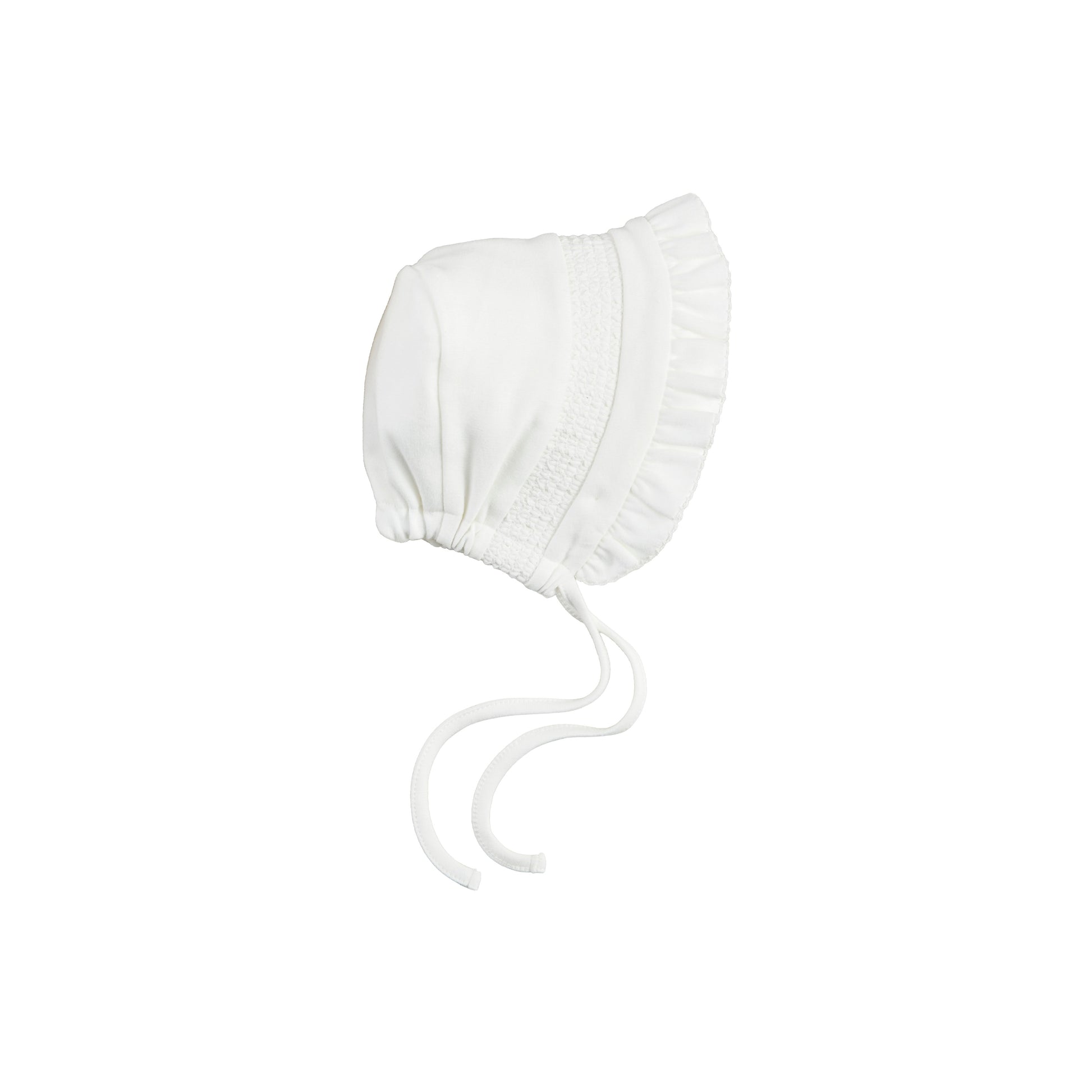 Ivory Smocked Bonnet - Persnickety Shop