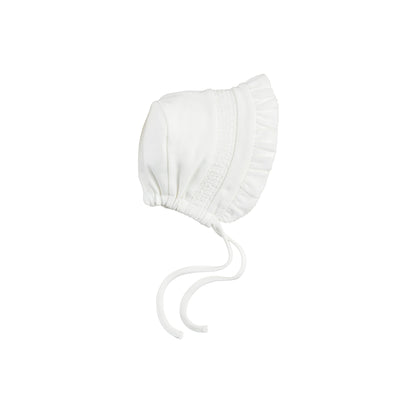 Ivory Smocked Bonnet - Persnickety Shop