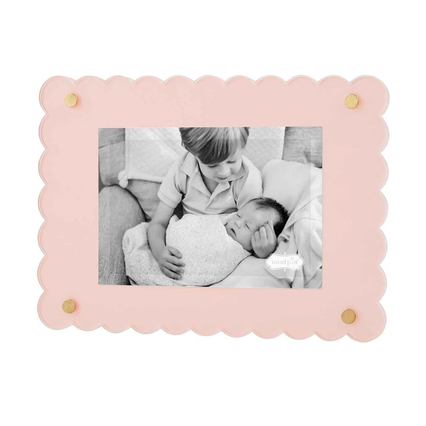 Scallop Acrylic Frame Pink - Persnickety Shop