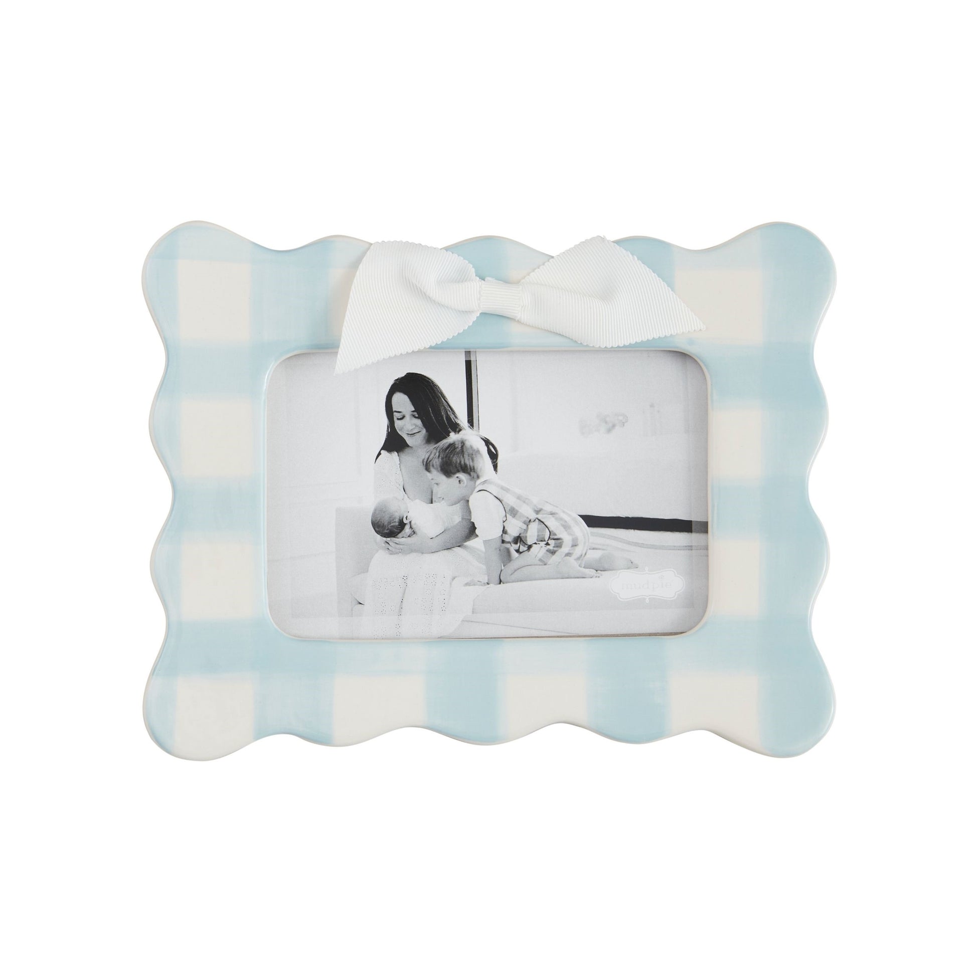 Horizontal Blue Bow Frame - Persnickety Shop