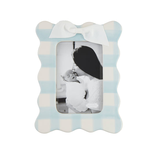 Vertical Blue Bow Frame - Persnickety Shop