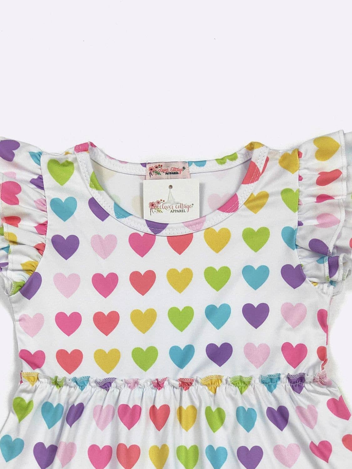 Bright Hearted Girls Dress Valentine