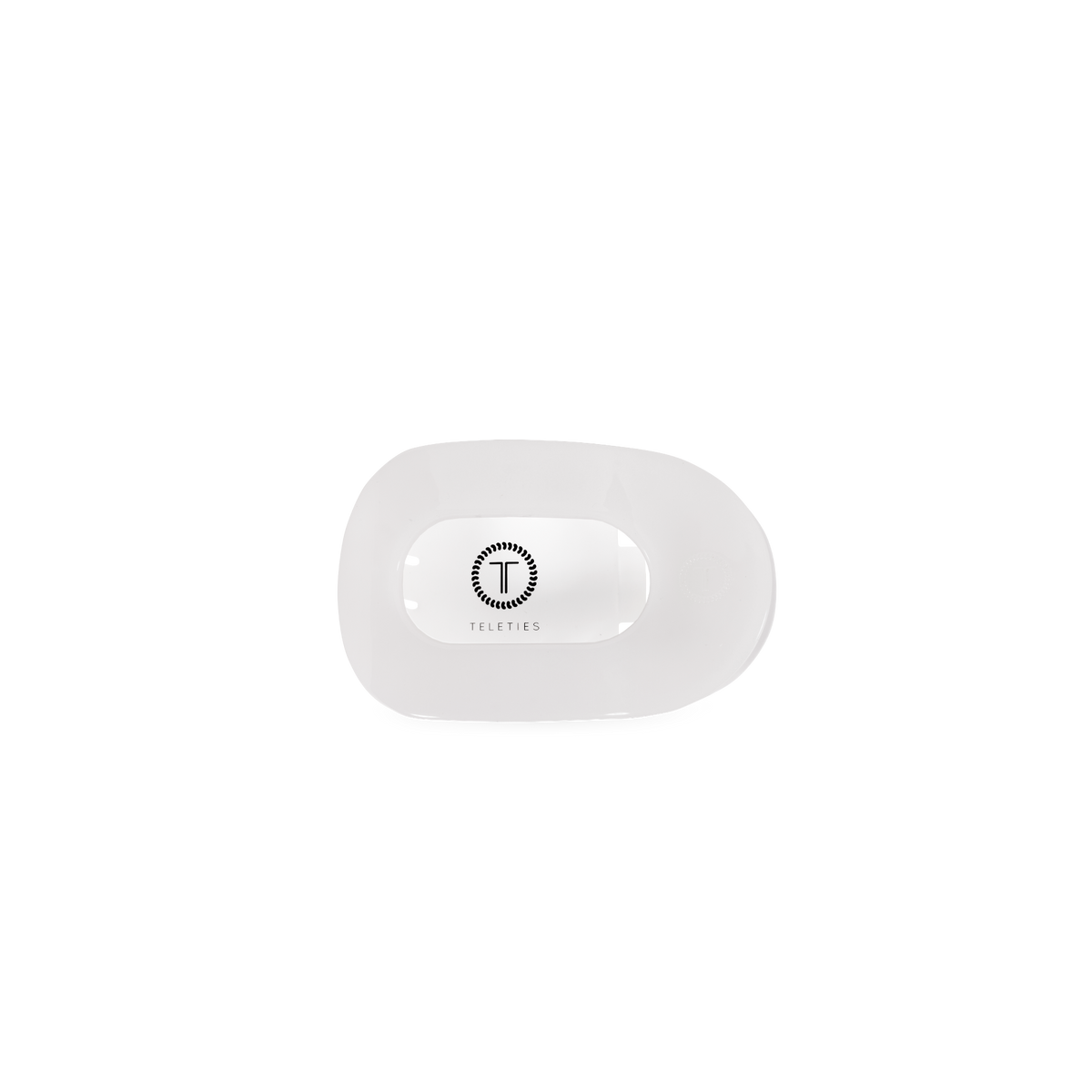 Coconut White | Tiny | Flat Round Clip