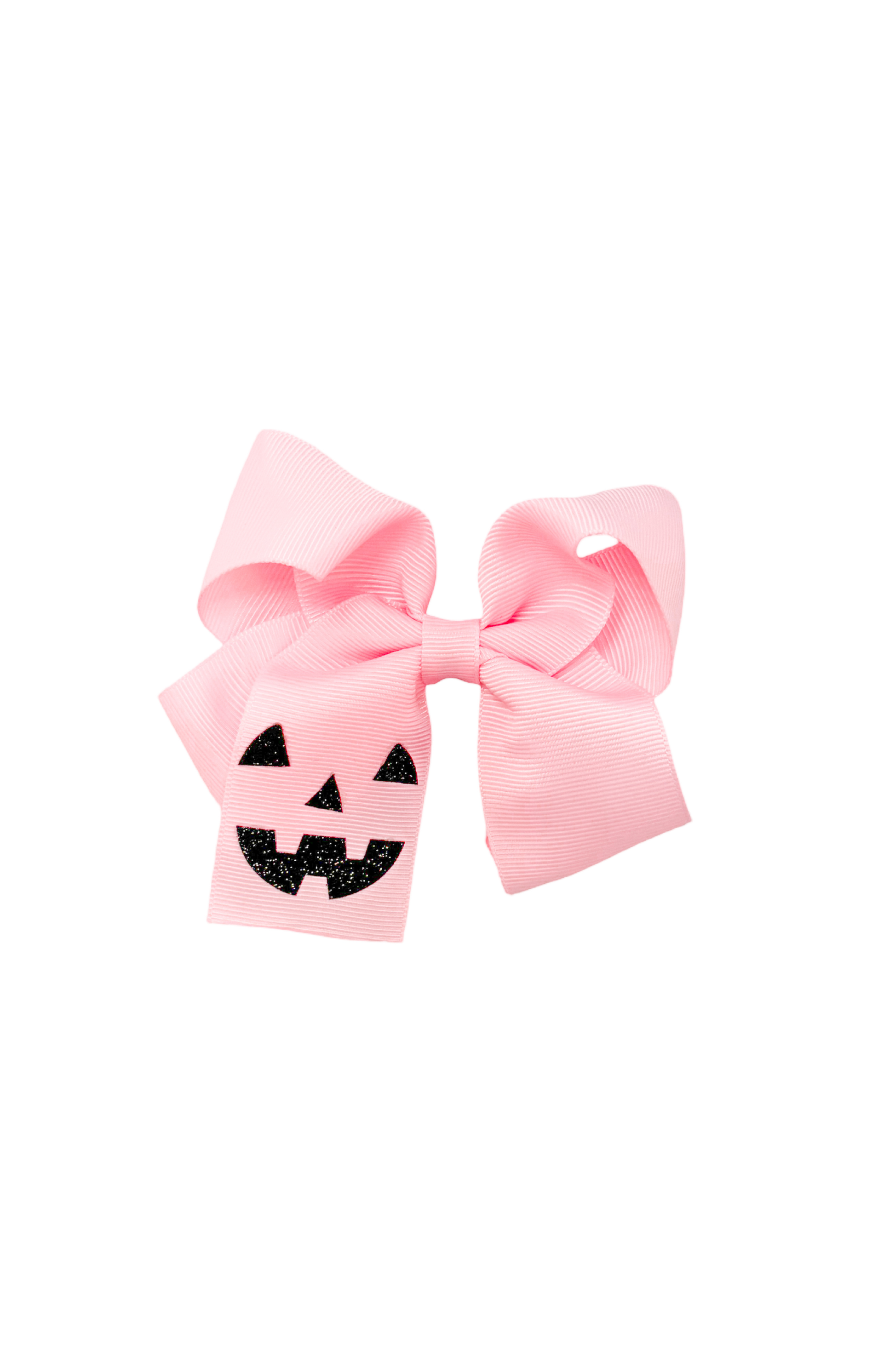Jack-O-Lantern Pumpkin Hair Bow: Orange - Persnickety Shop