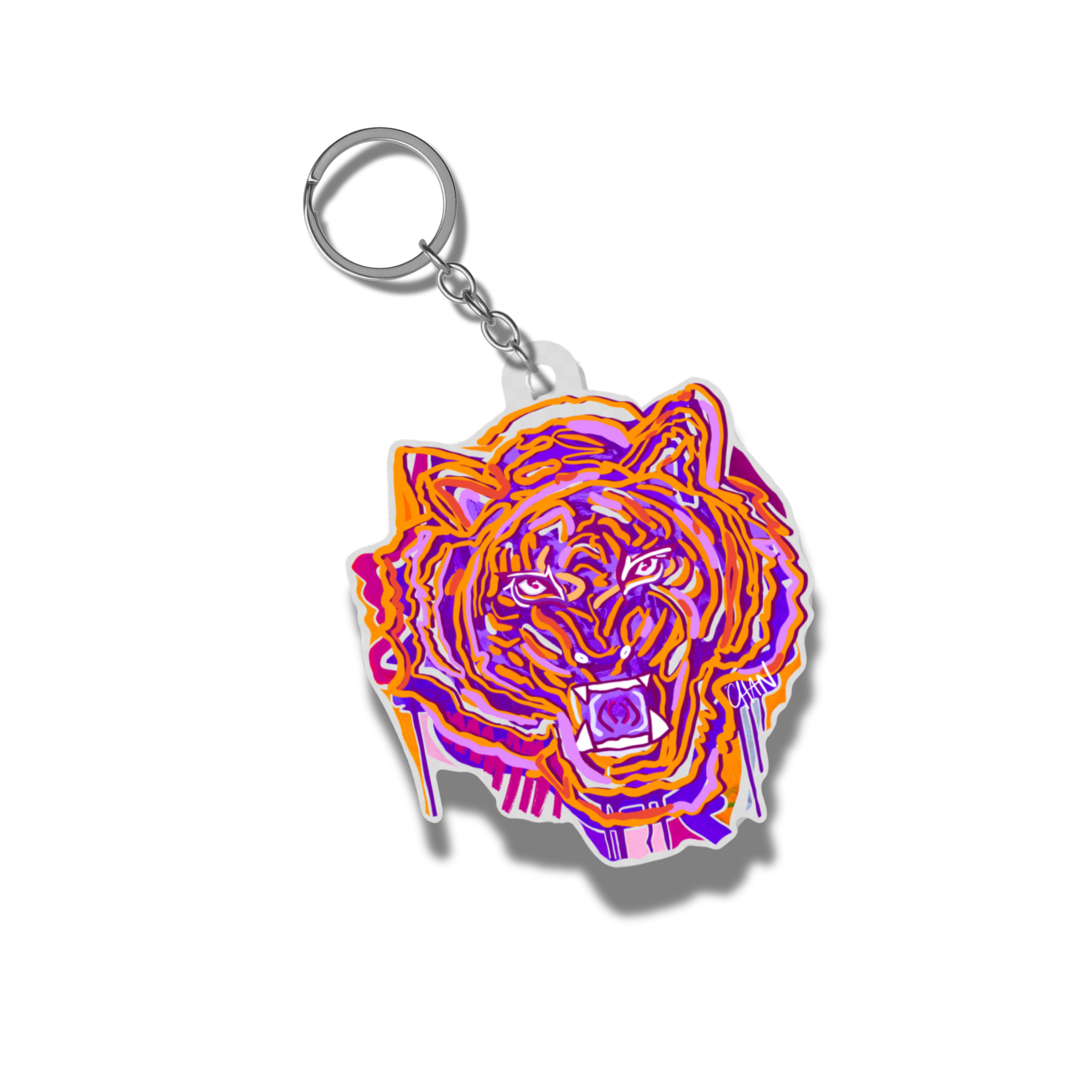 Clemson Tiger Keychain - Persnickety Shop