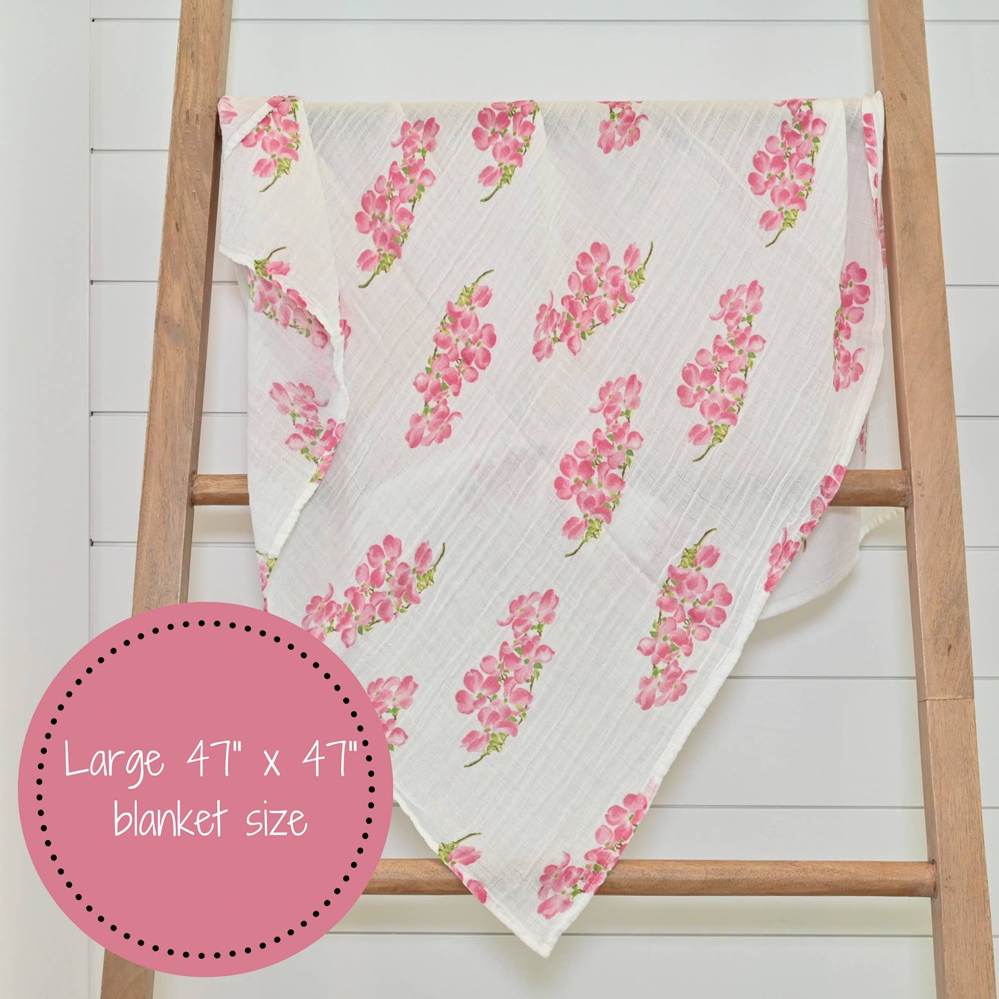 Dogwoods In Bloom Baby Swaddle Blanket - Persnickety Shop