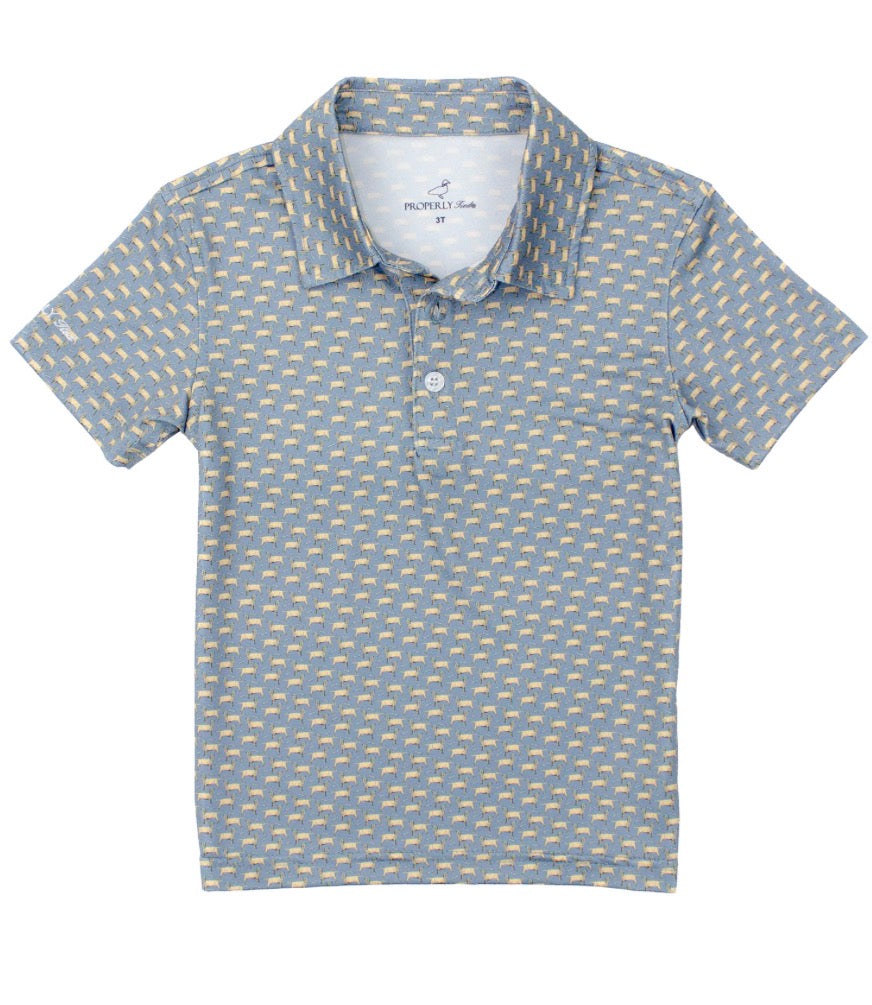 Properly Tied Boys Inlet Polo Up Dog - Persnickety Shop
