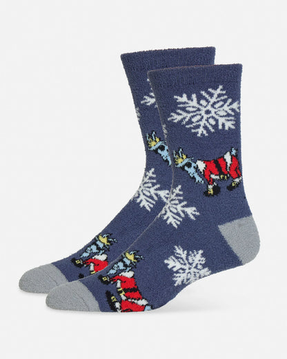 Santa Fuzzy Socks - Persnickety Shop
