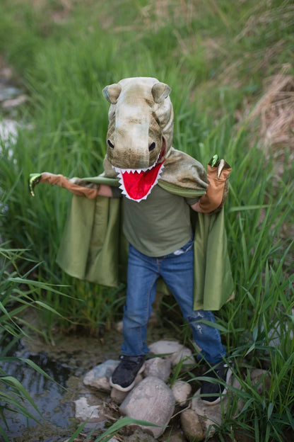 Great Pretenders Grandasaurus T-Rex Cape With Claws, Green, Size 4-6