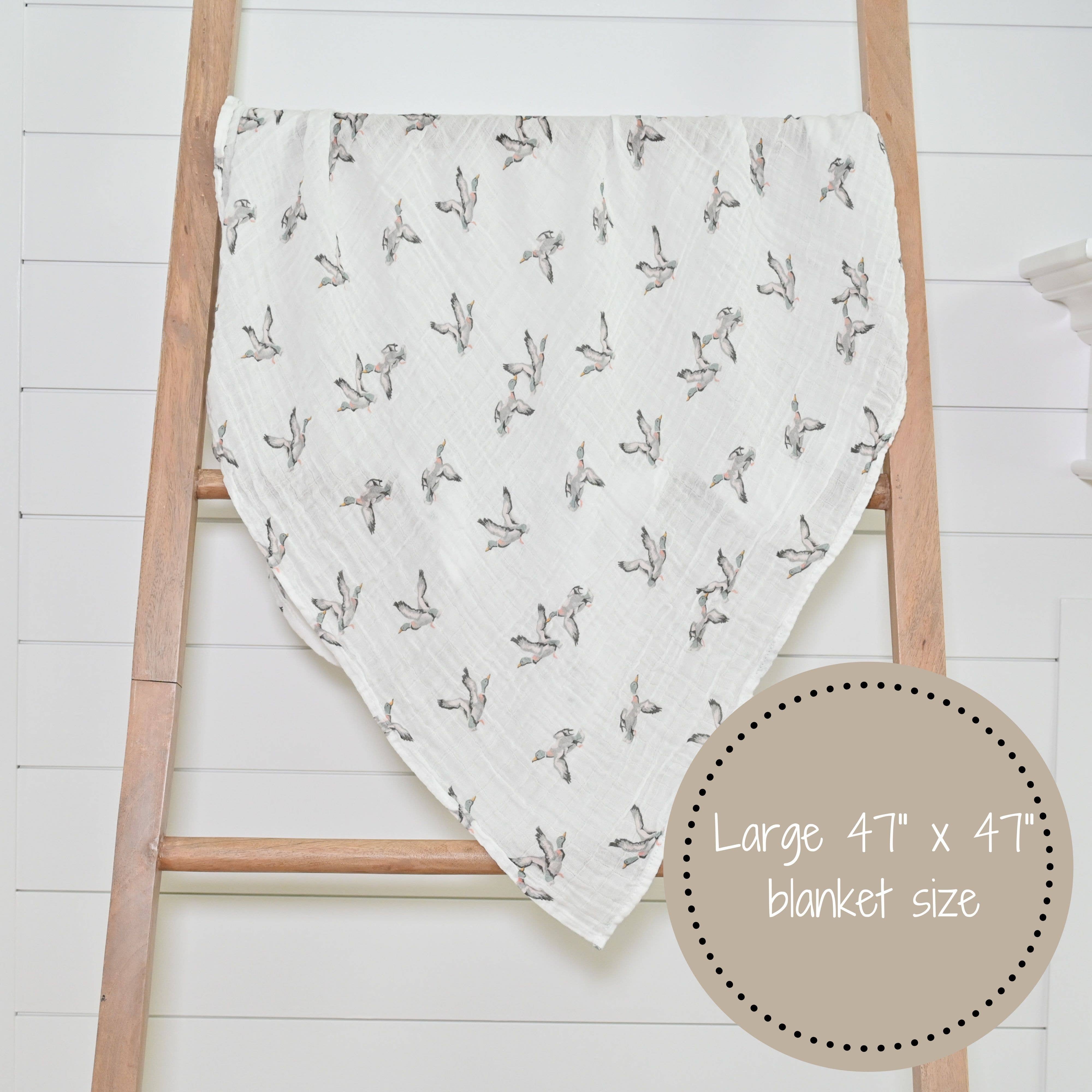 Quackin'up Baby Muslin Cotton Blanket