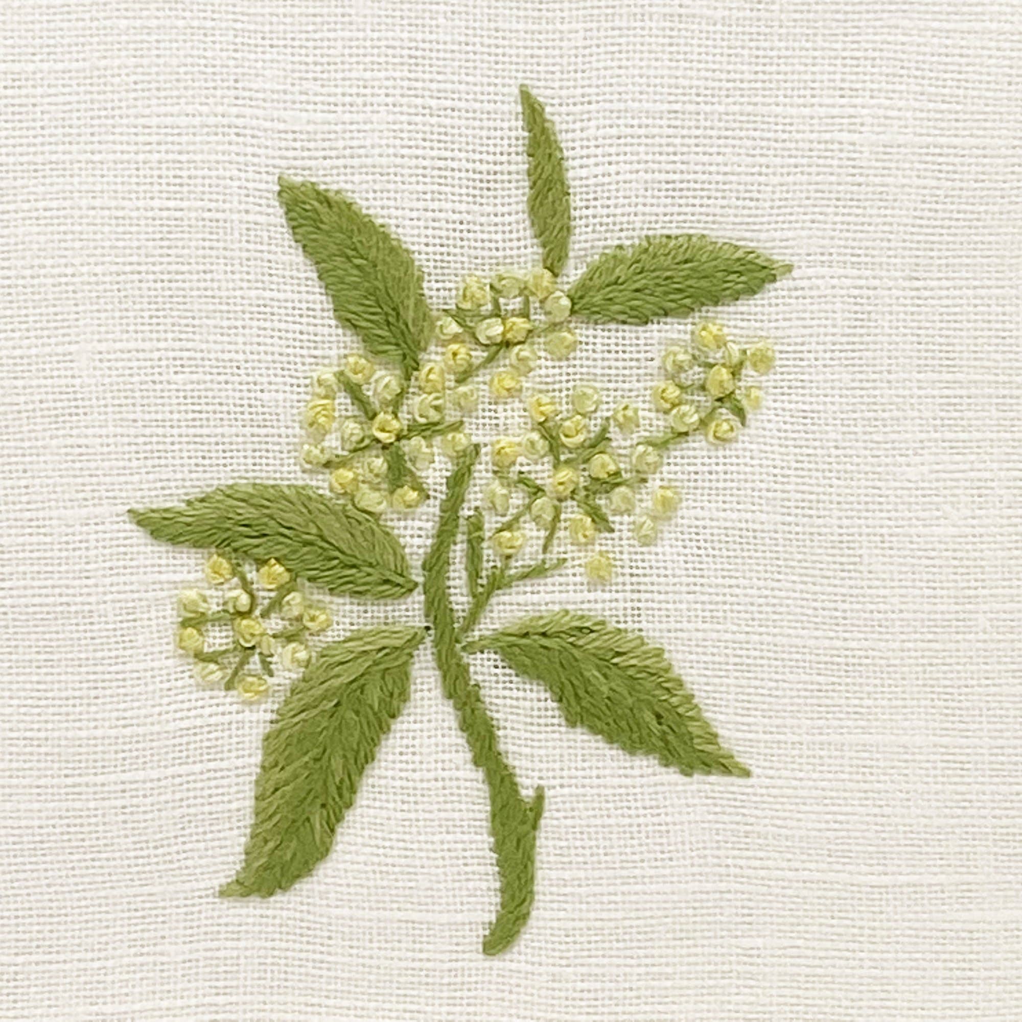 Elderflower Linen Tissue Box Cover White - Persnickety Shop